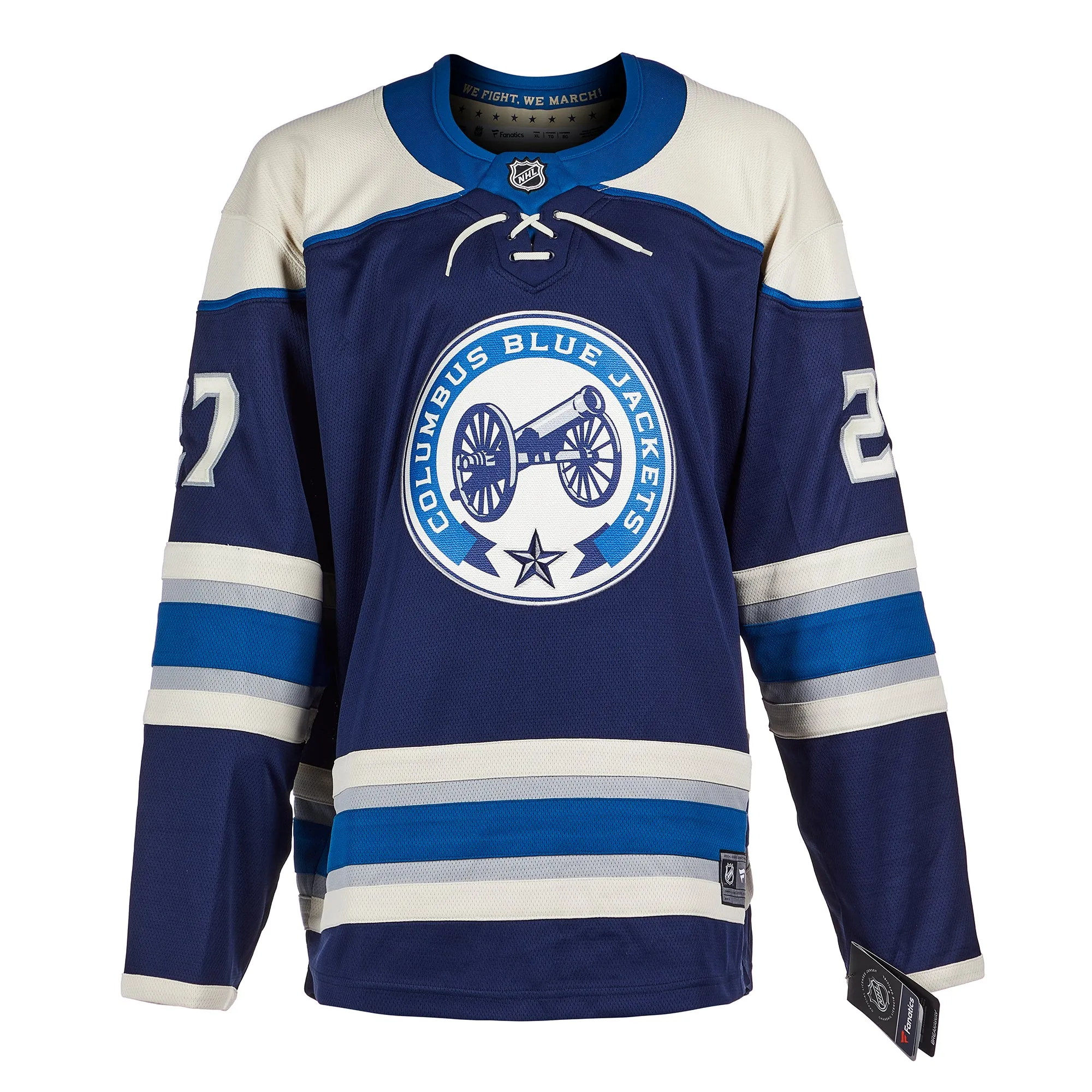 Adam Boqvist Signed Columbus Blue Jackets Fanatics Breakaway Jersey