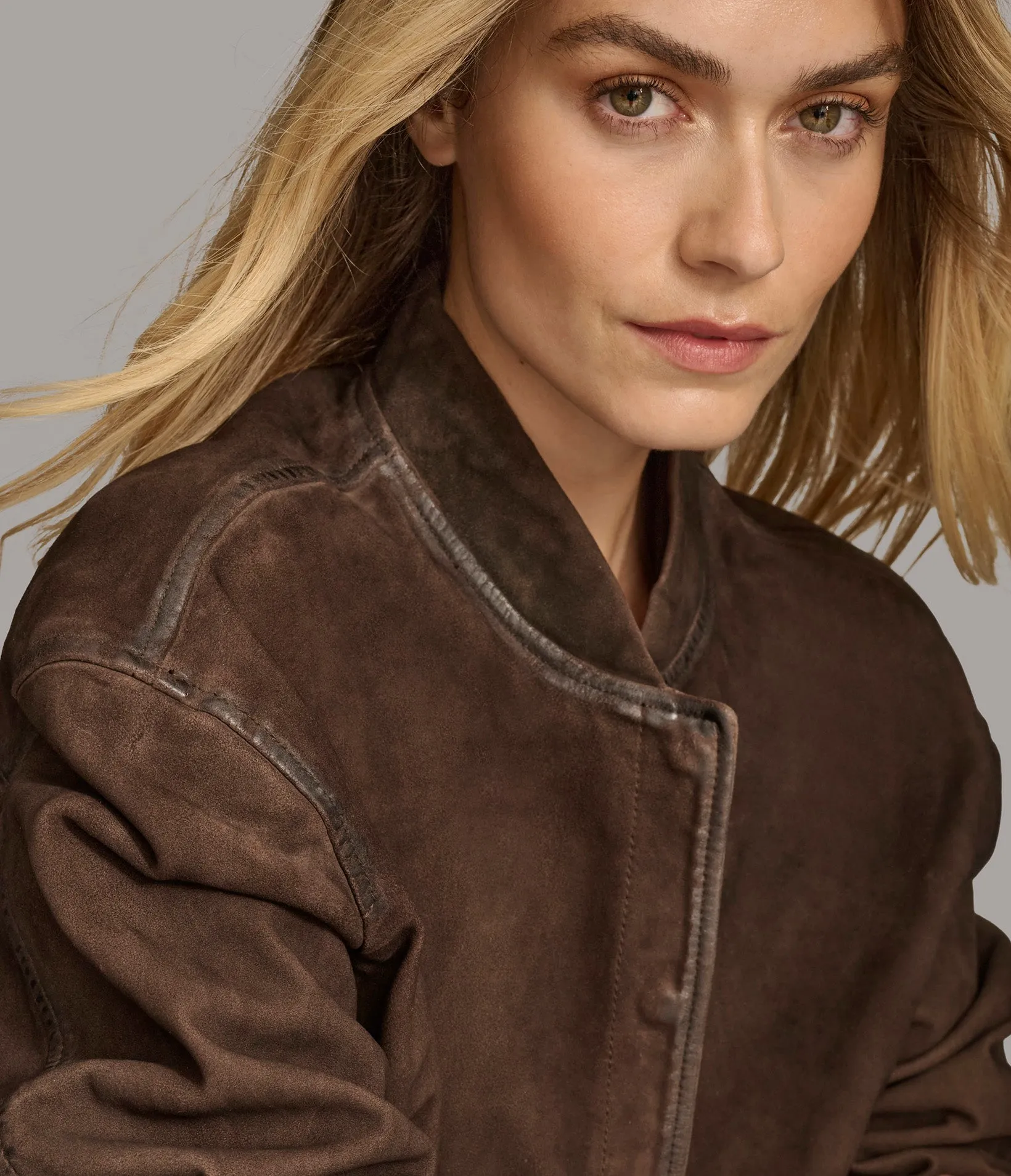 Angie Snap Bomber Jacket