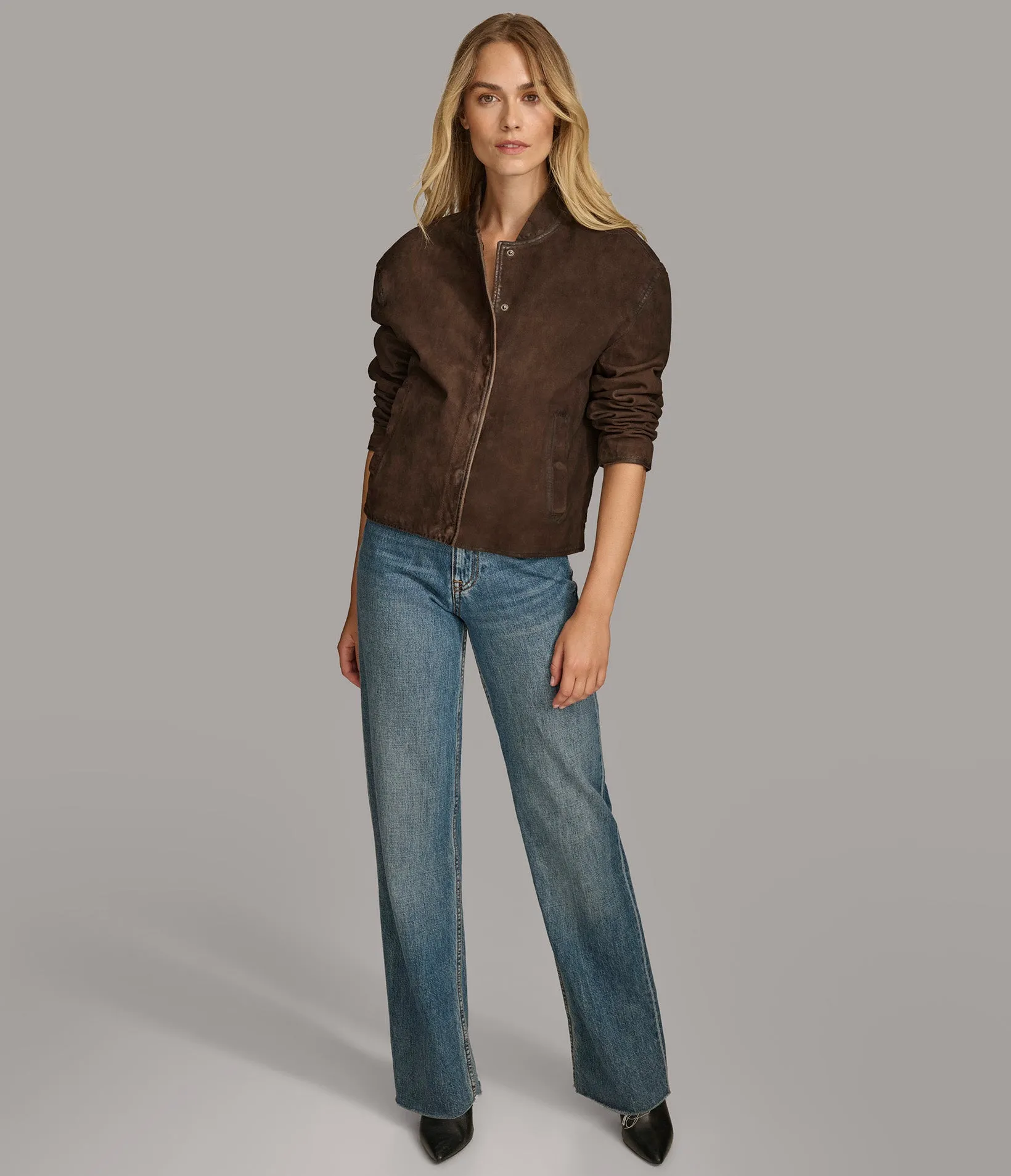 Angie Snap Bomber Jacket