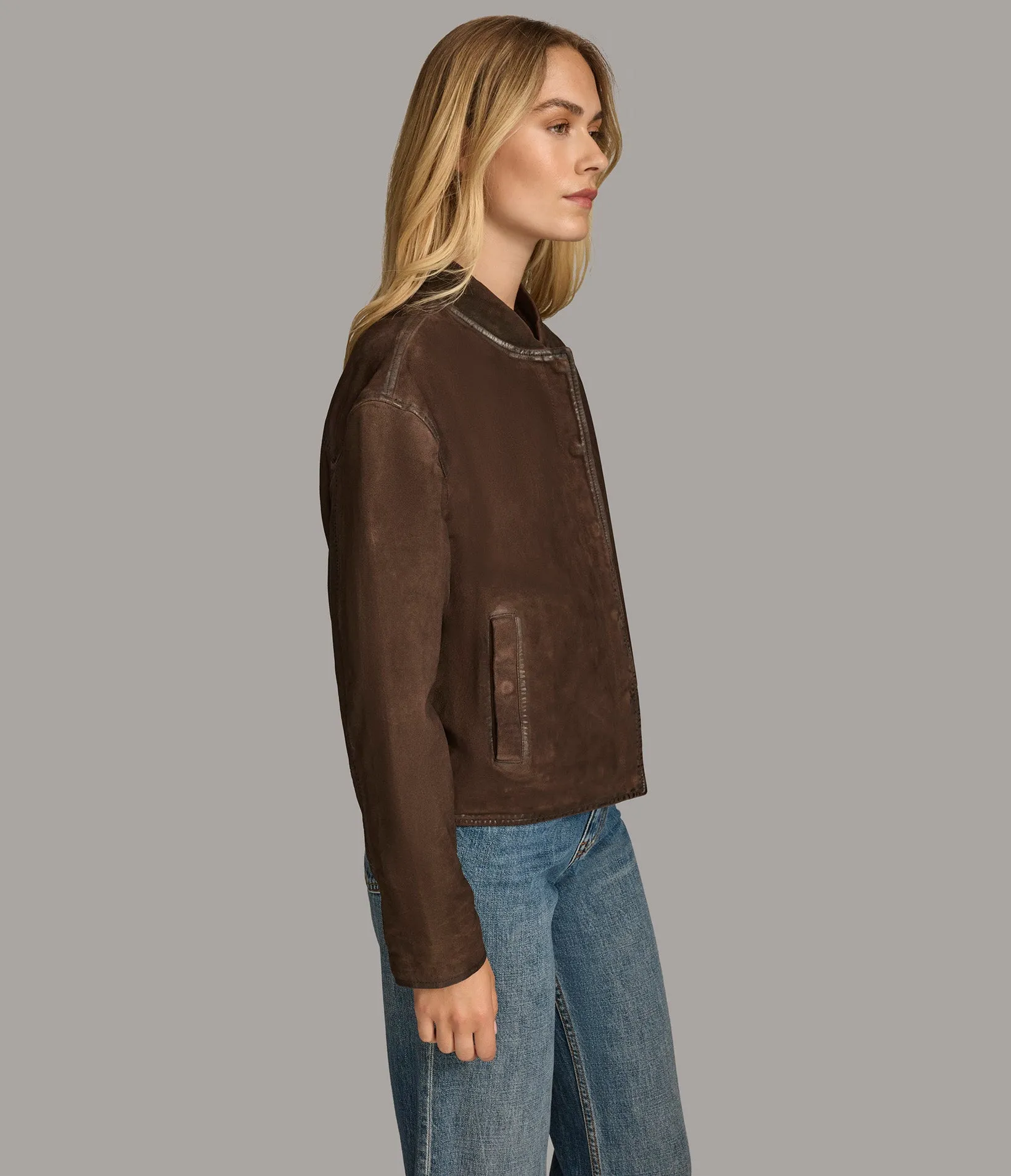 Angie Snap Bomber Jacket
