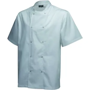 Basic Stud Jacket Short Sleeve White XS Size 32-34