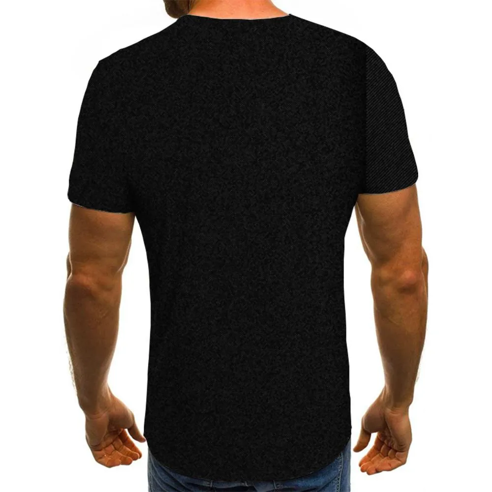 black irregular texture t shirts shirt tee special texture men different Cool art costume