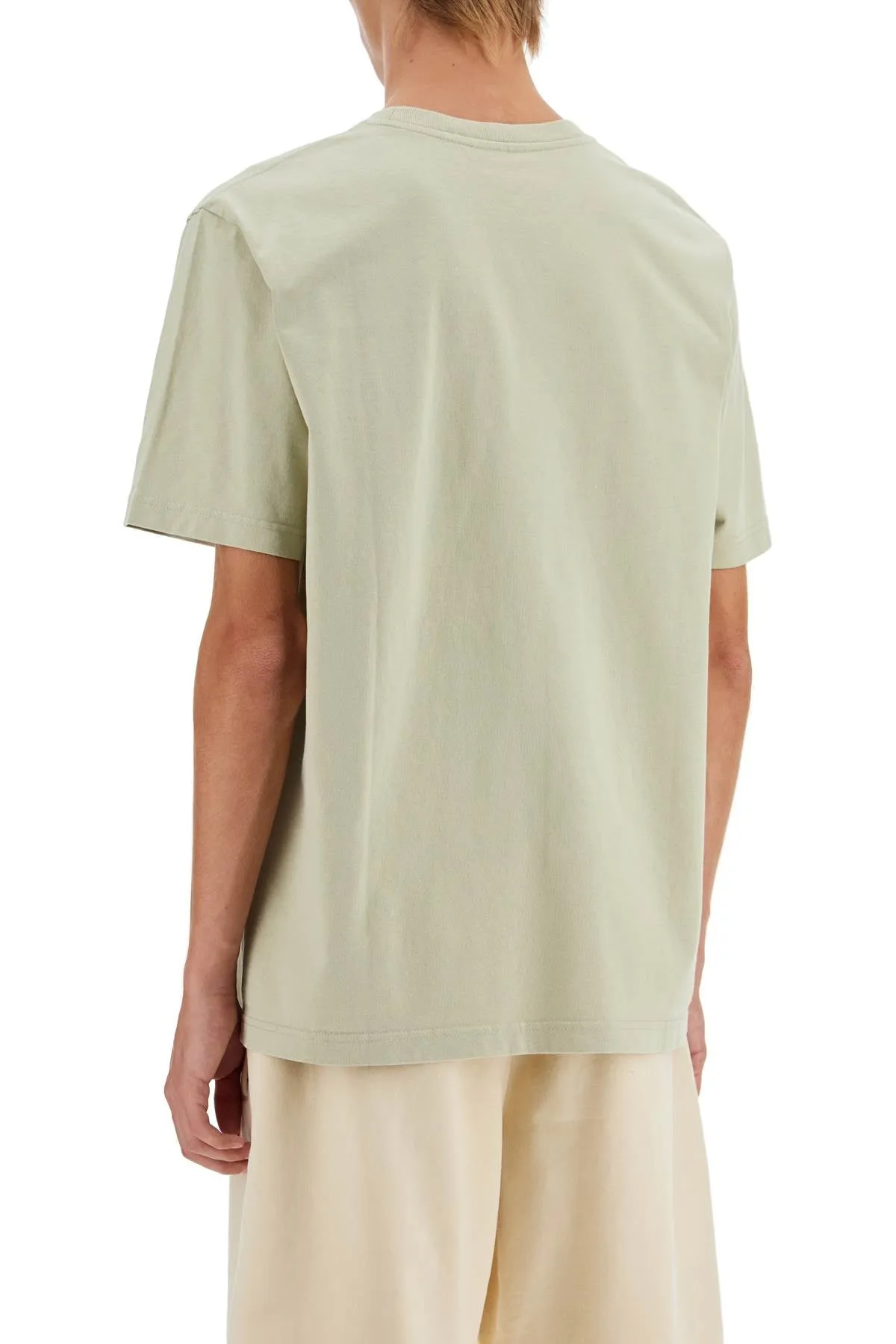 bold fox head t-shirt MM00127KJ0118 ASH TREE