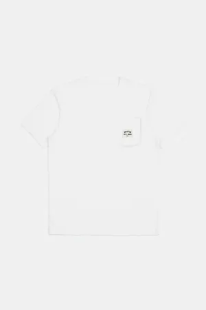 Brixton Woodburn S/S Tailored Pocket Tee White
