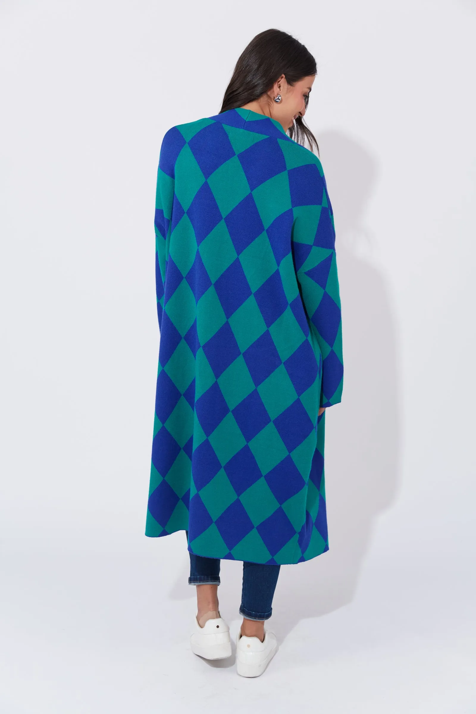 Casablanca Cardigan - Blue/Oasis