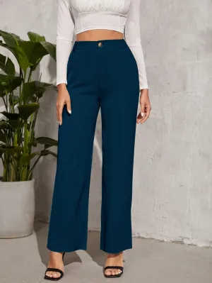Classic High Rise Bootcut Trousers
