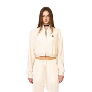 Compass Rove Training Jacket White Velvet