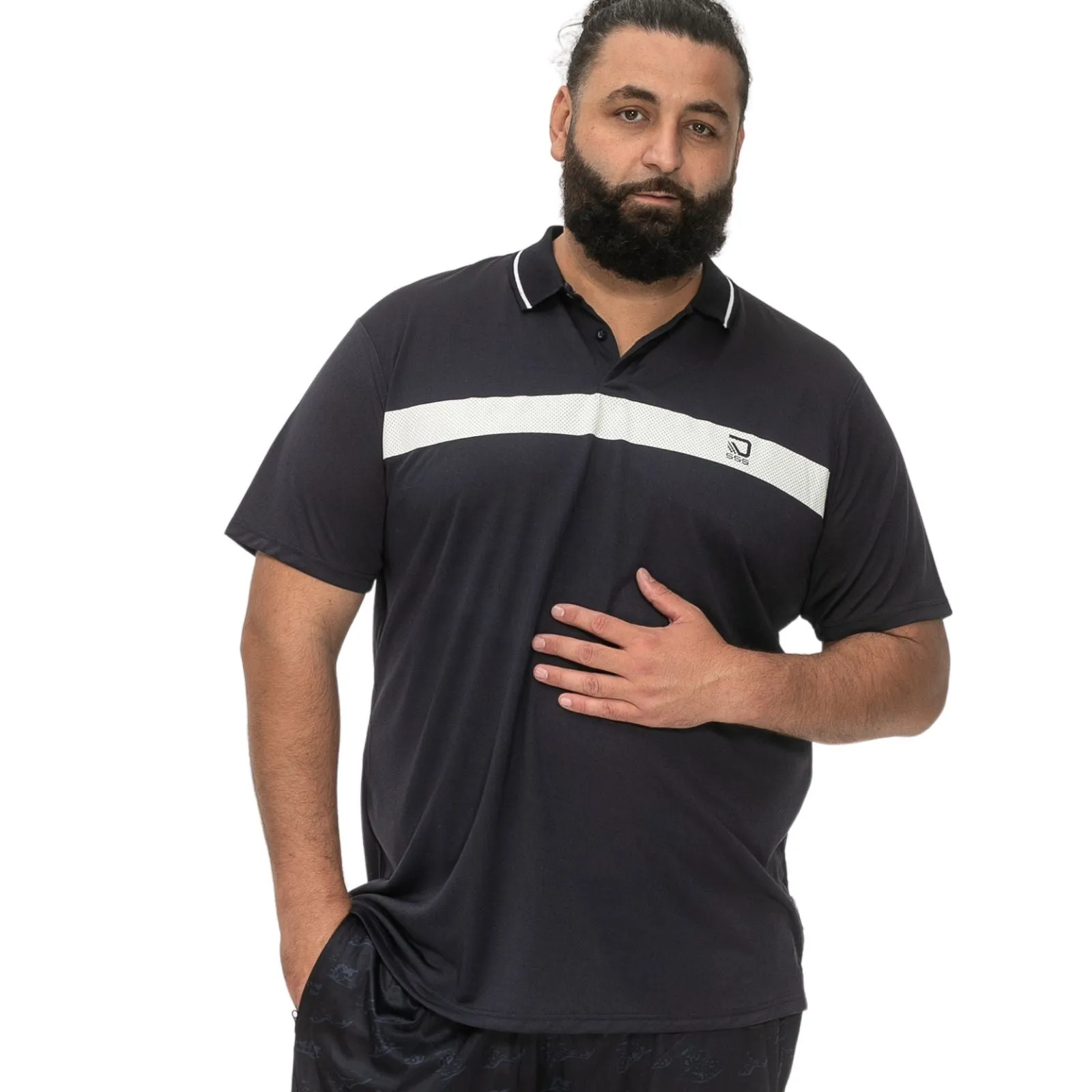 D555 Mens Hinckley Big & Tall Short Sleeve Polo Shirt