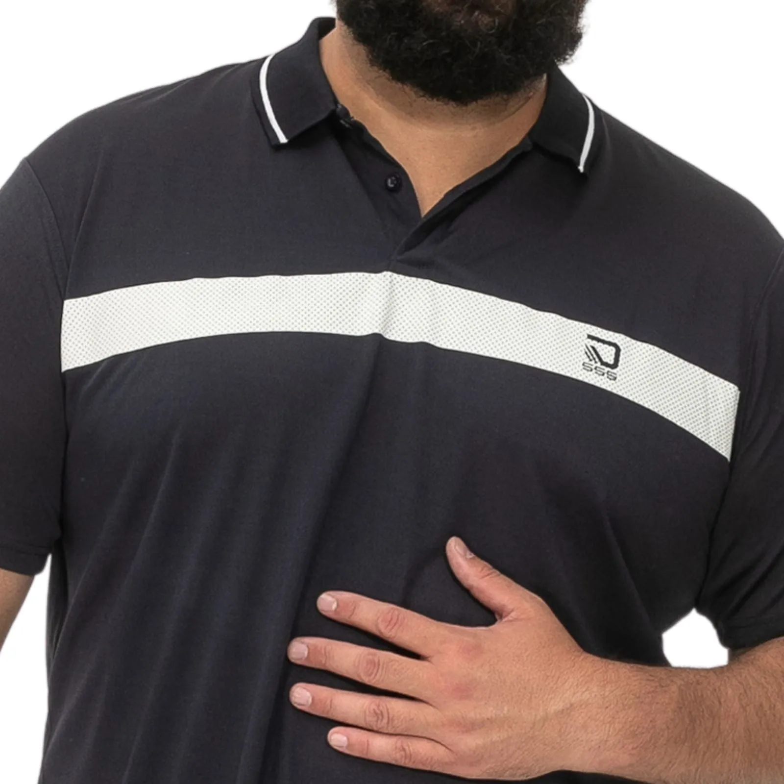 D555 Mens Hinckley Big & Tall Short Sleeve Polo Shirt
