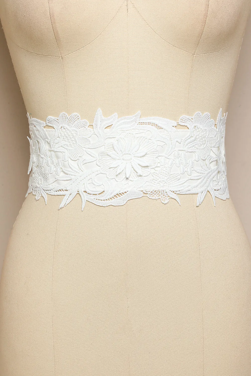 Elegant Belt with Appliques