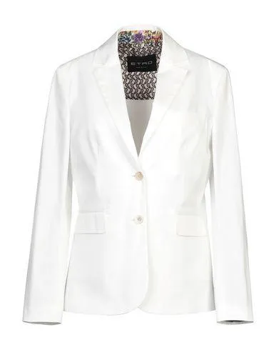 Etro Women Blazer White 10 UK