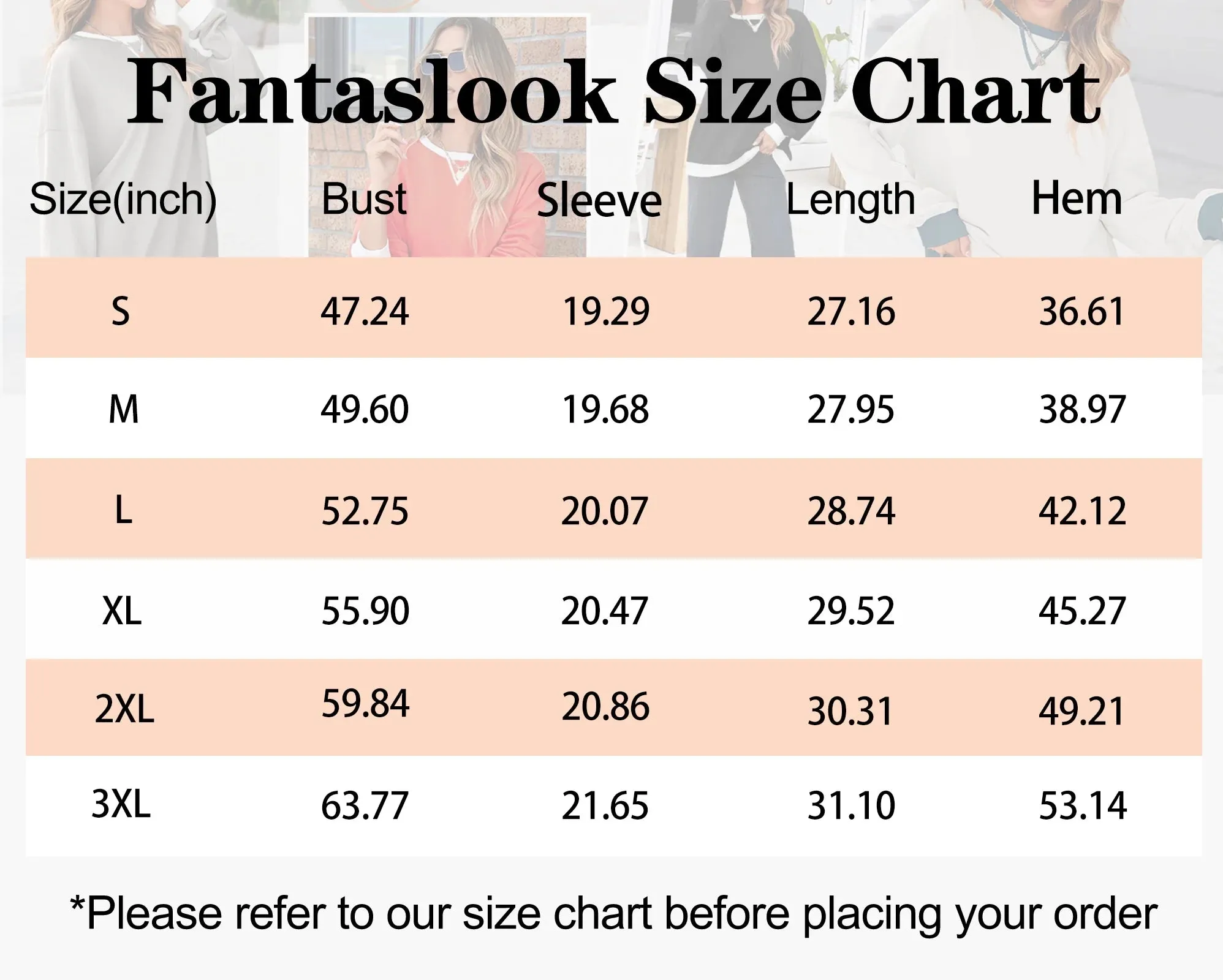 Fantaslook Color Block Sweatshirts for Women Crewneck Long Sleeve Oversized Pullover Tops Casual Fall Outfits