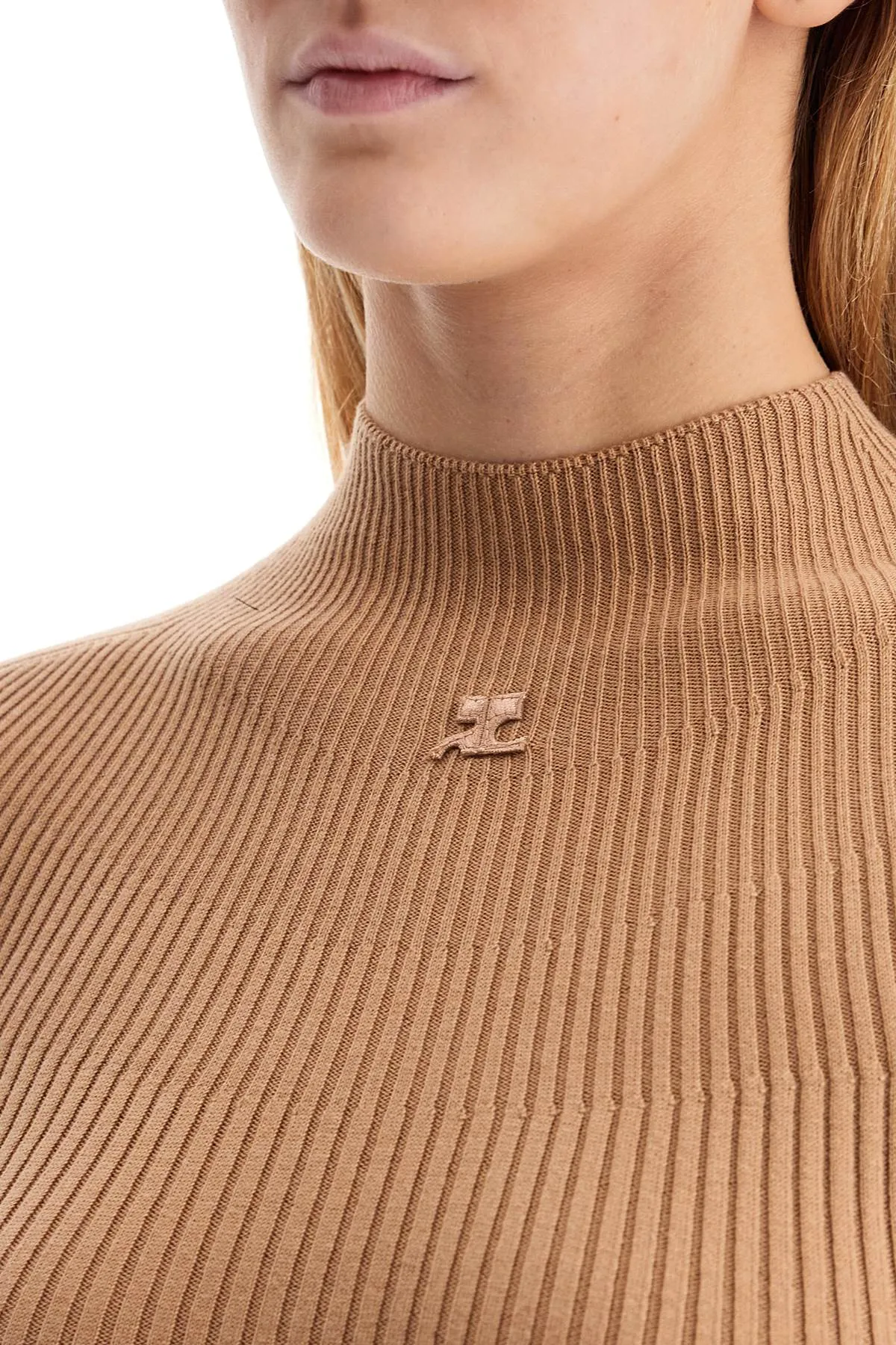 fleece pullover 124MPU128FI0049 CAMEL