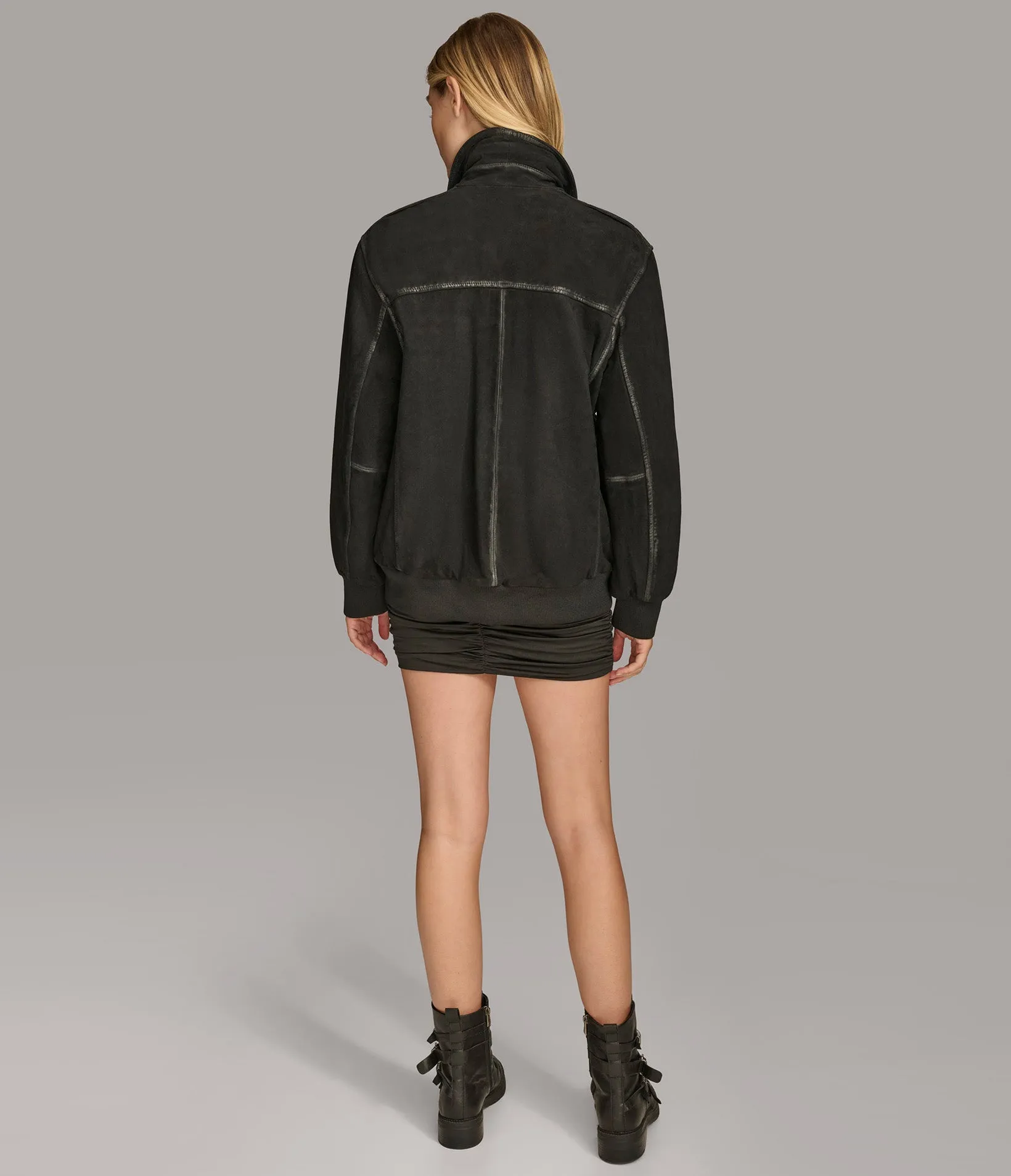 Flora Oversized Bomber Jacket