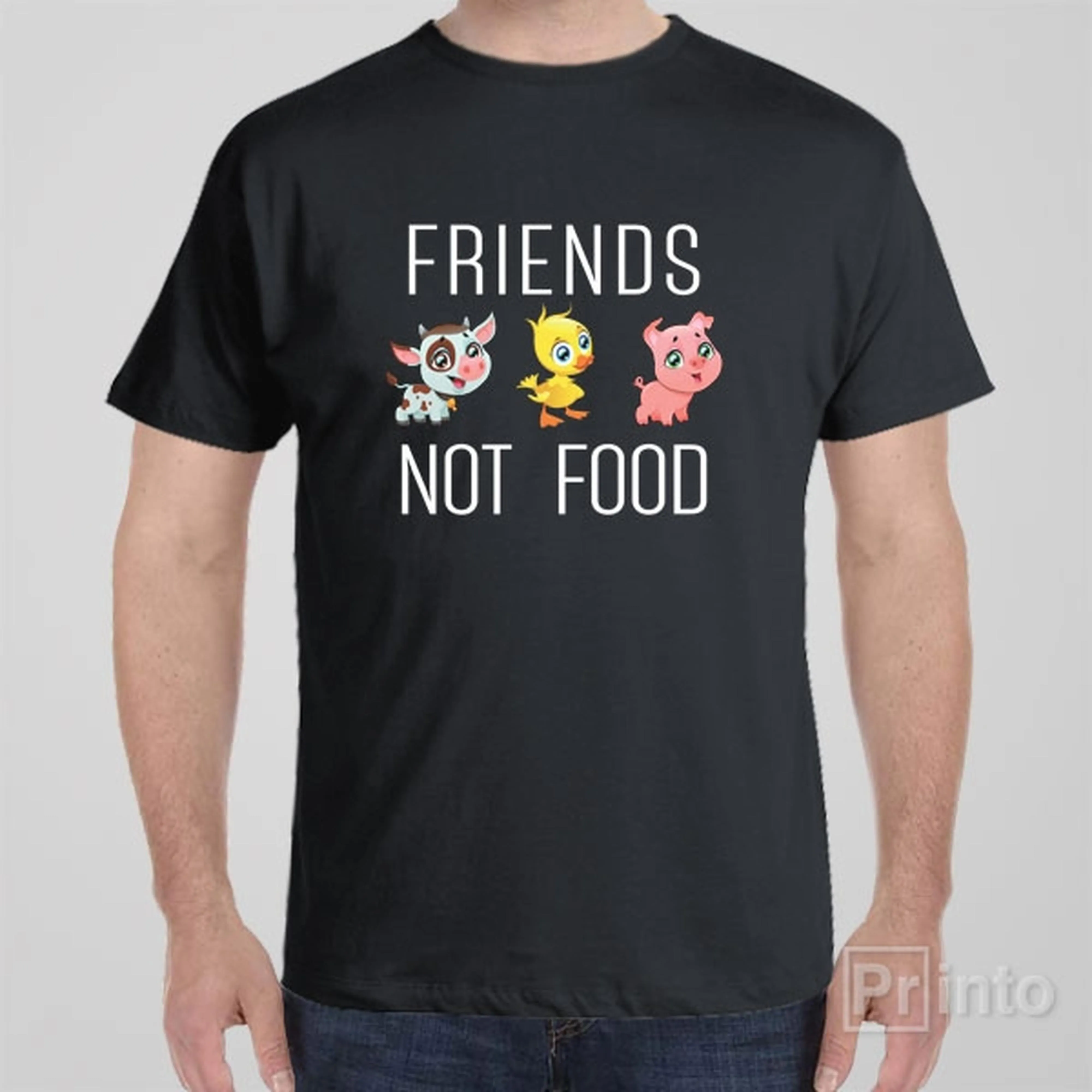 Friends, not food - T-shirt
