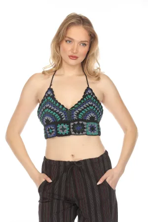 Granny Crochet Halter Top
