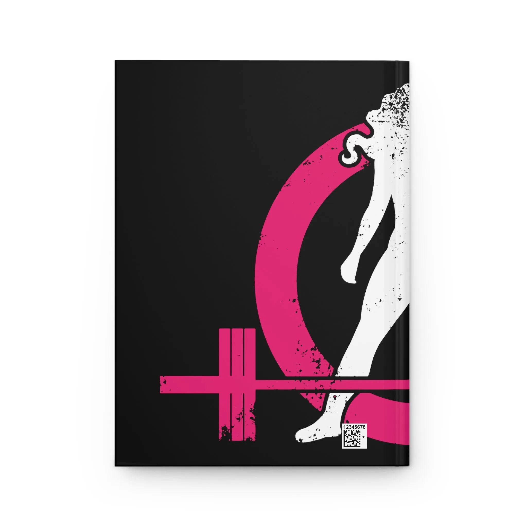 Hardcover Journal Matte - Half Classic Dark Distressed Logo