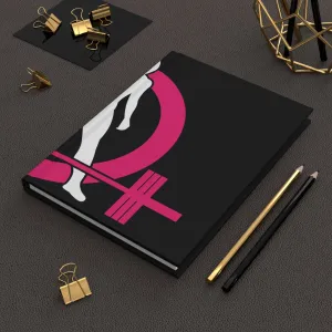 Hardcover Journal Matte - Half Classic Dark Logo