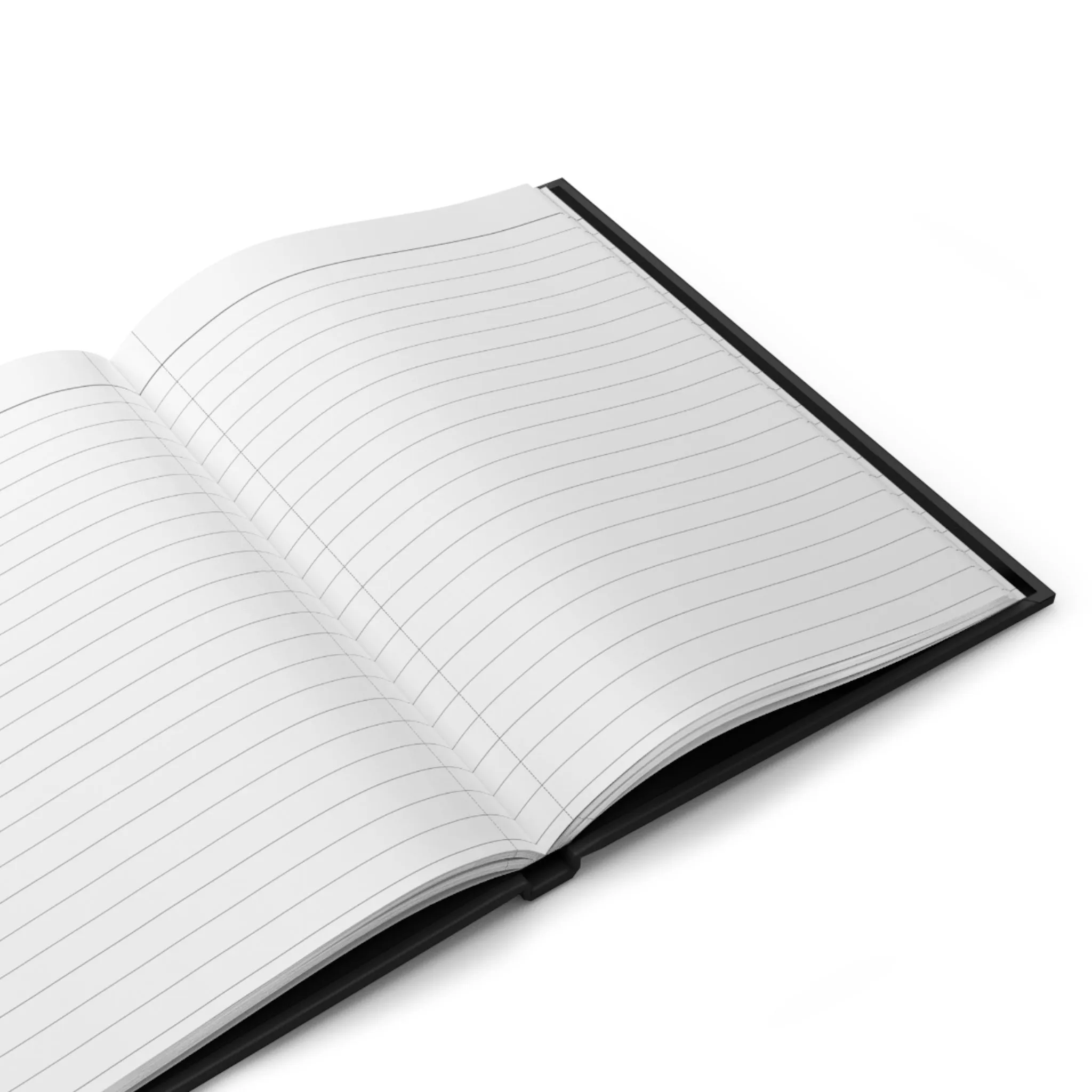 Hardcover Journal Matte - Half Classic Dark Logo