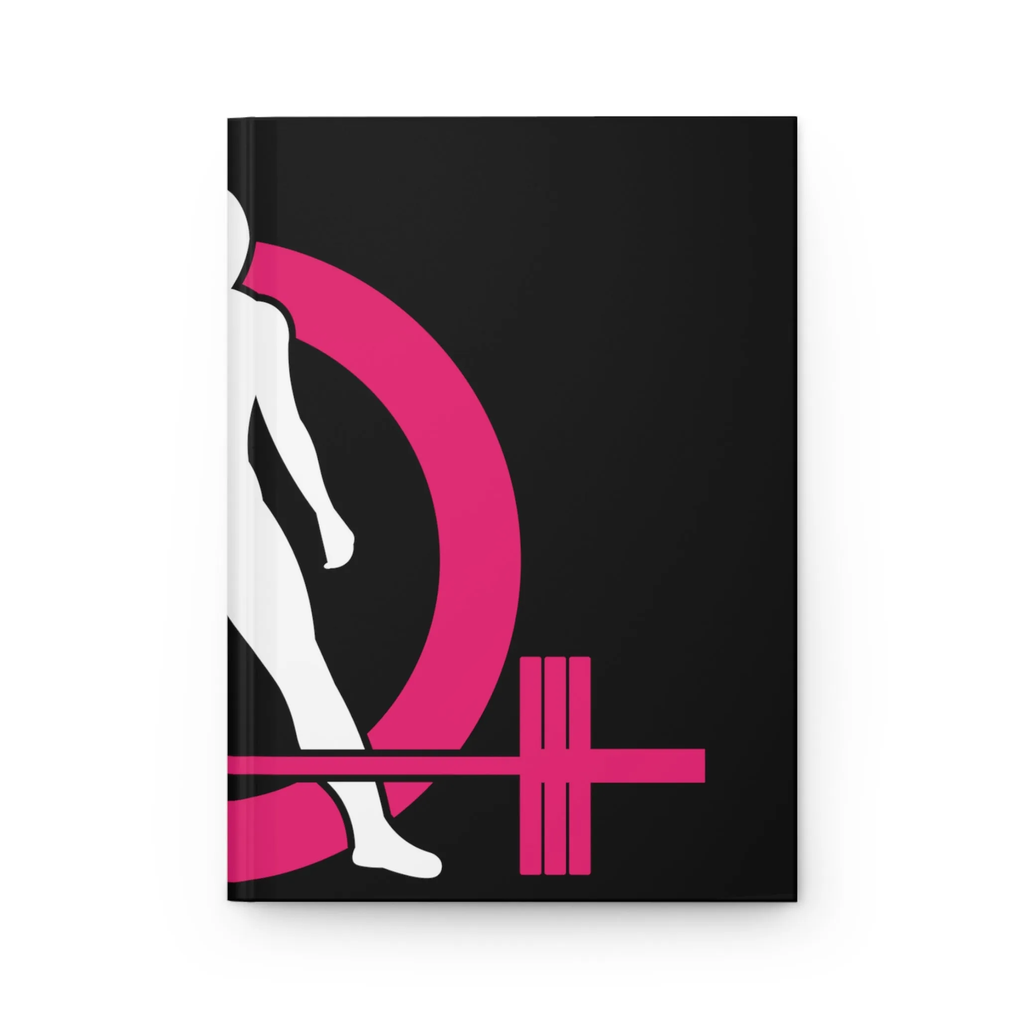 Hardcover Journal Matte - Half Classic Dark Logo