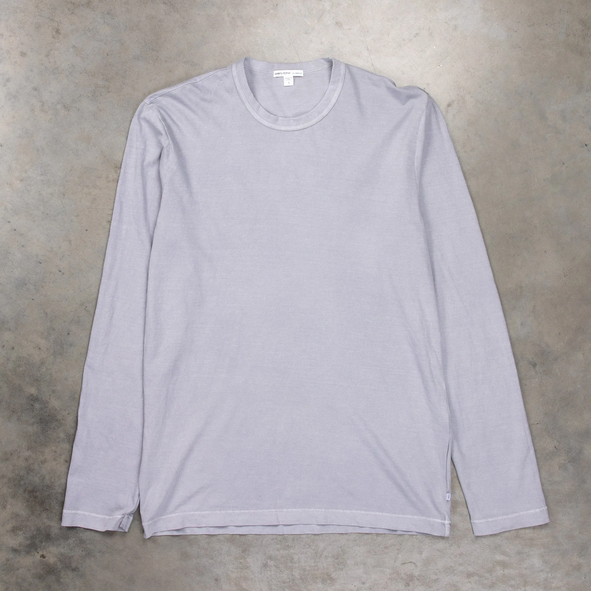 James Perse Long Sleeve Crew Neck Breeze