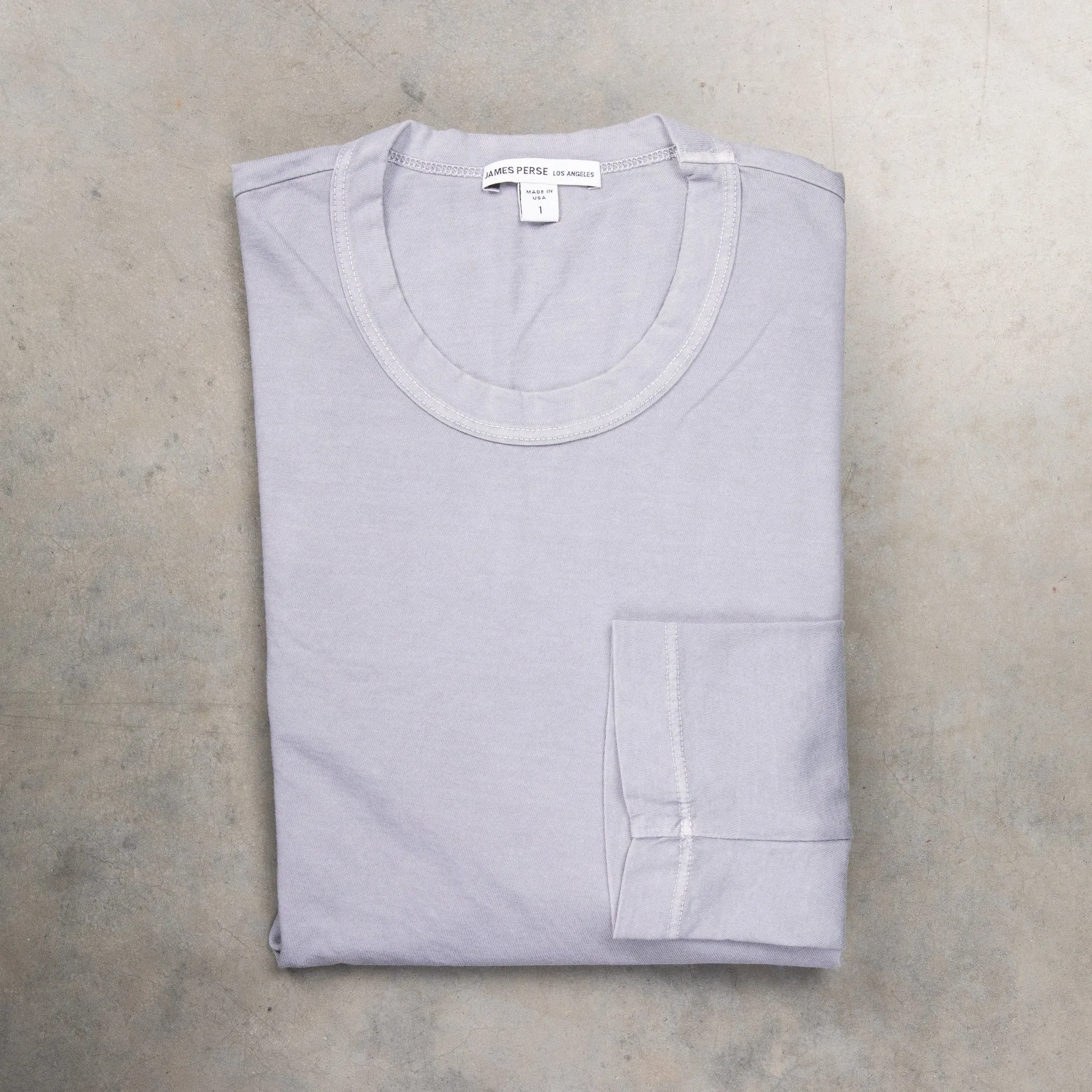 James Perse Long Sleeve Crew Neck Breeze