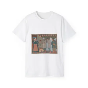 Joseph Alanen - Arrival of Väinämöinen, Ilmarinen and Lemminkäinen at Pohjola White T-Shirt Gildan 2000 Cotton Unisex