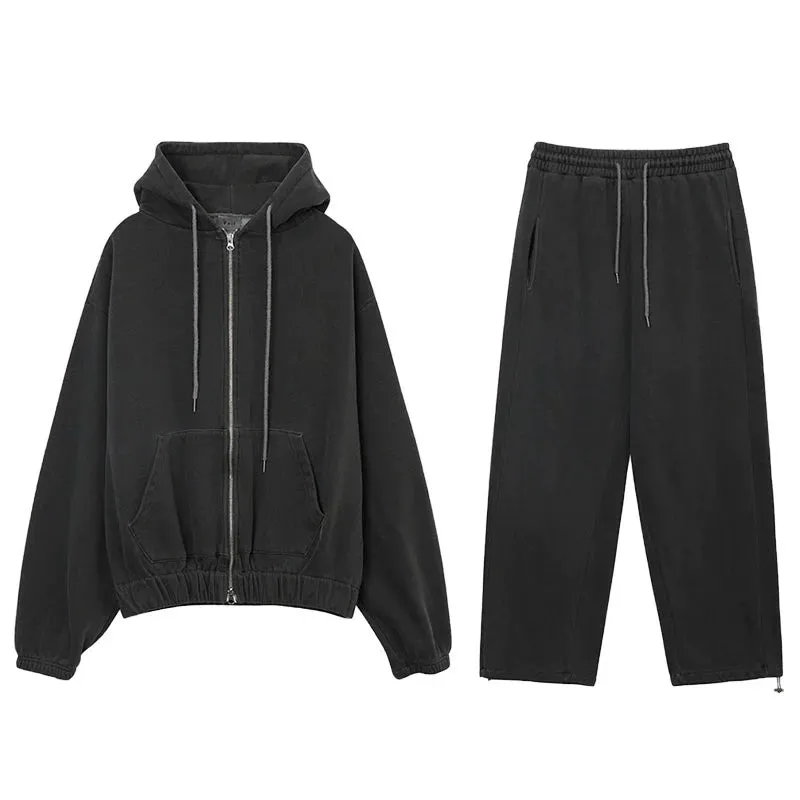 KC No. 401 Washed Hoodie and Sweatpants