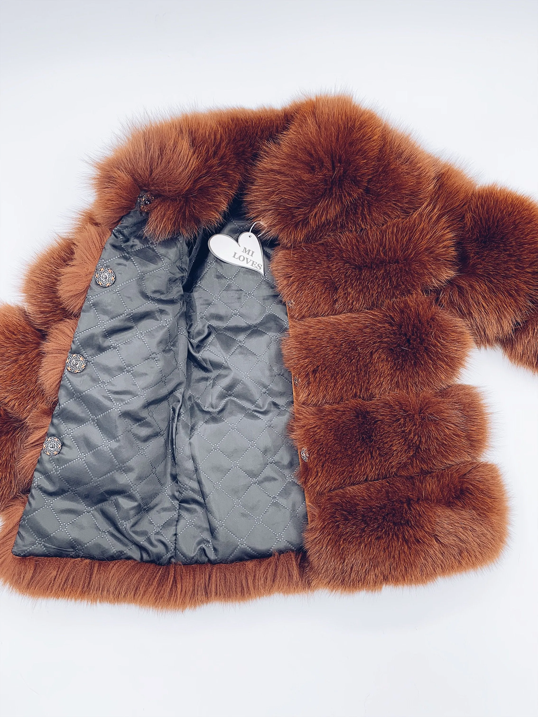 LUXURIOUS ADULT FOX FUR JACKET from MI LOVES SIGNATURE ELITE COLLECTION(One Adult jacket only)