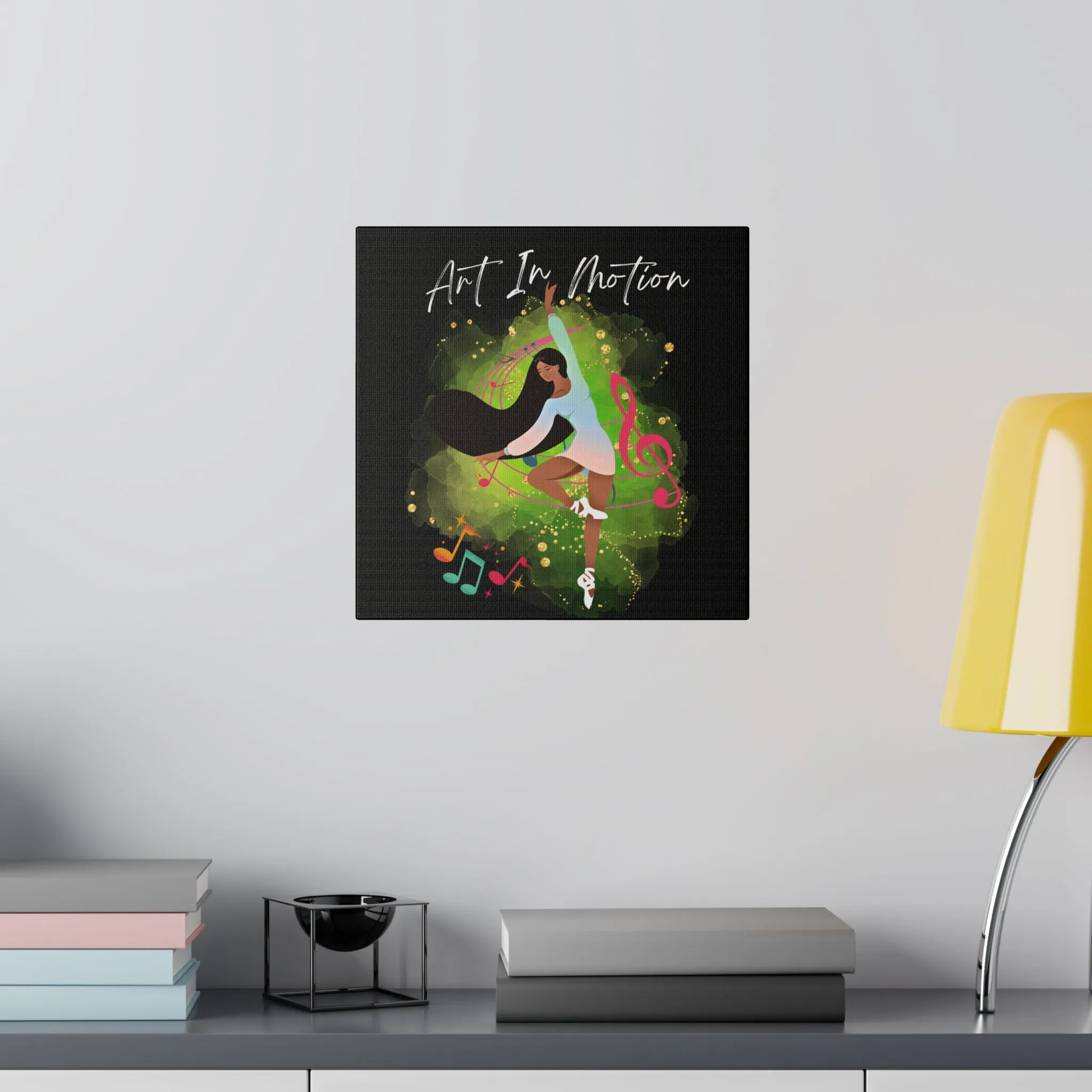 Matte Canvas Print - Art In Motion