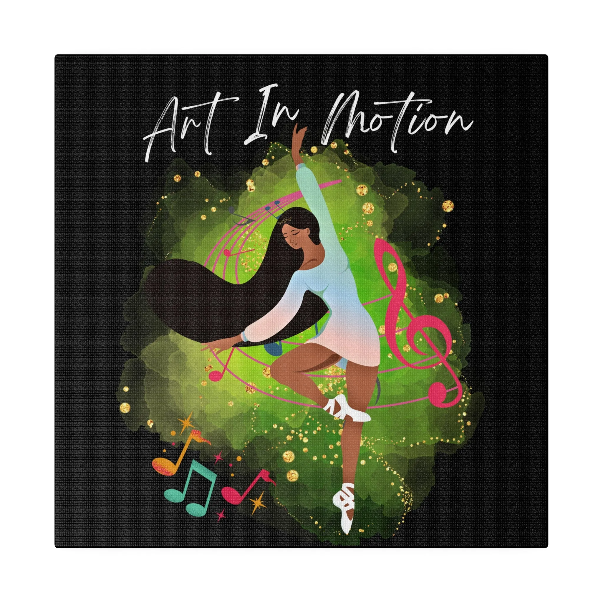 Matte Canvas Print - Art In Motion