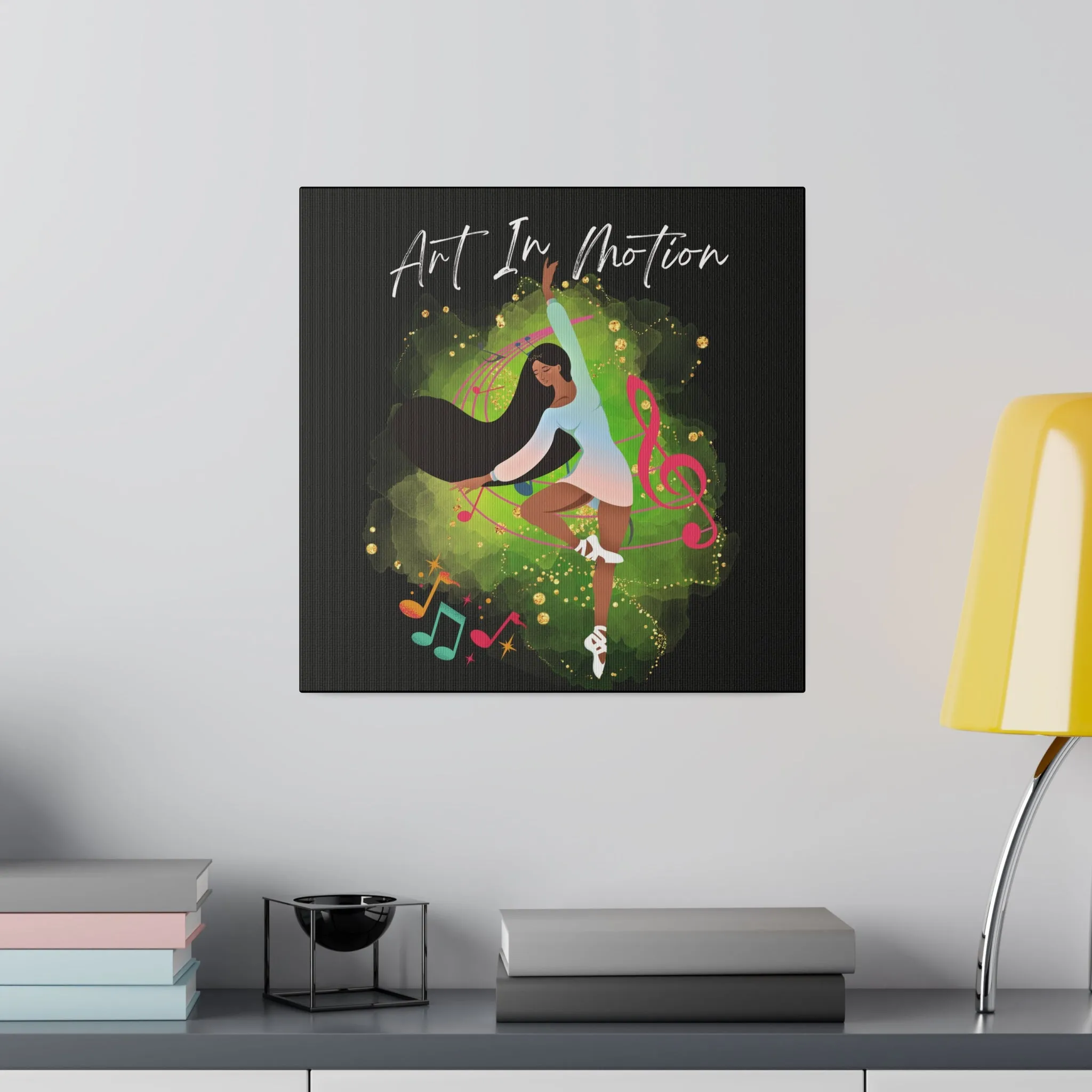 Matte Canvas Print - Art In Motion