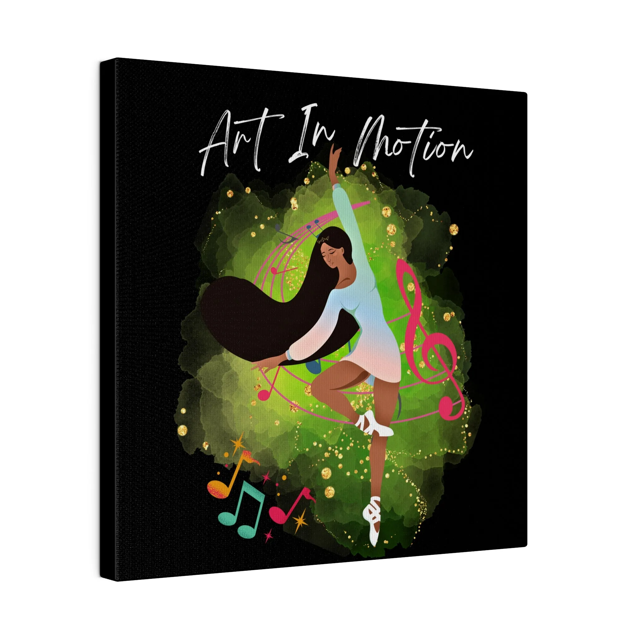 Matte Canvas Print - Art In Motion