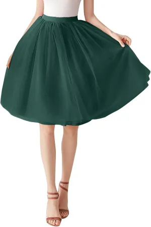 Mesh Skirt Tutus for Women Adult Tutu Tulle Skirts Costumes for Women Jean Skirt for Women Tule Skirt