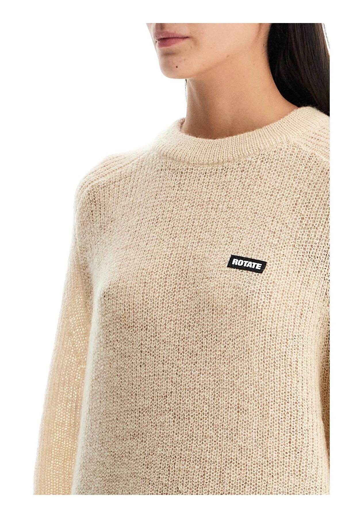 mohair blend pullover sweater 1128671876 PARCHMENT