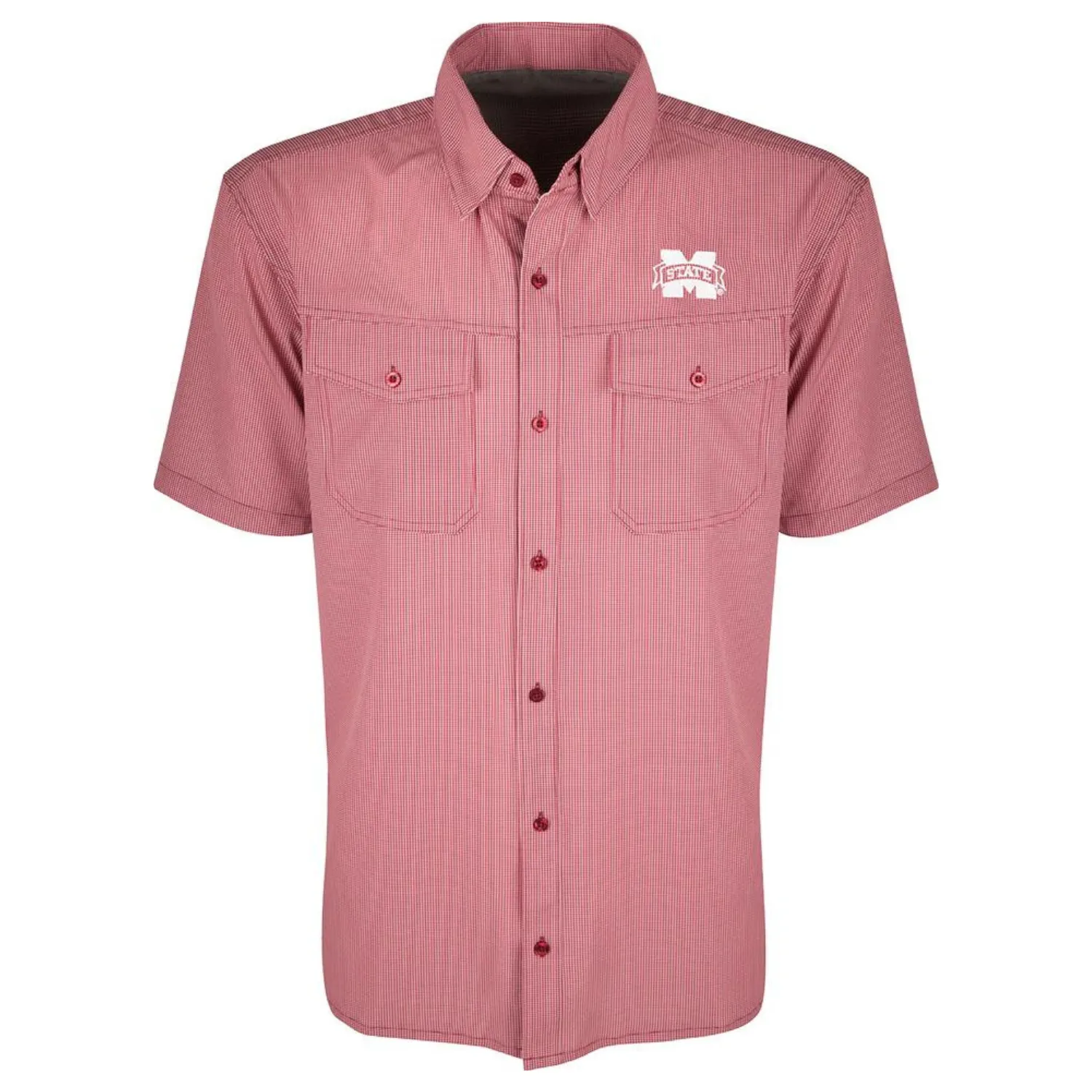 MState SS Traveler Minicheck Shirt