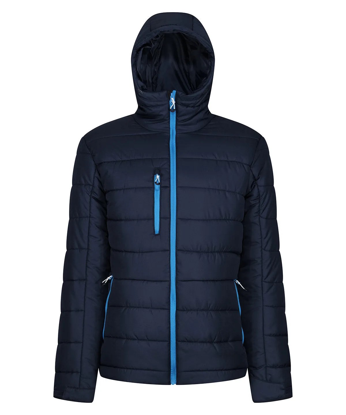 Navy/French Blue - Navigate thermal hooded jacket