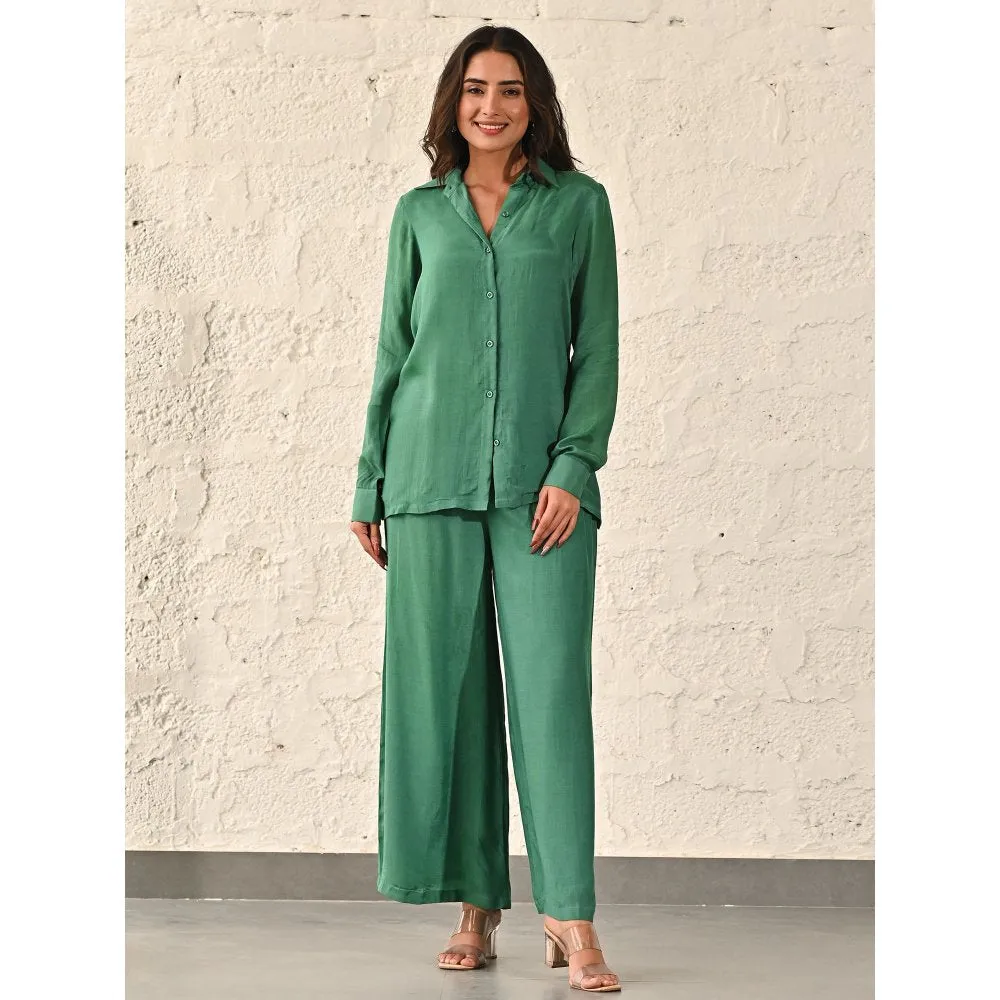 ORDINAREE Kelly Green Co-Ord (Set of 2)