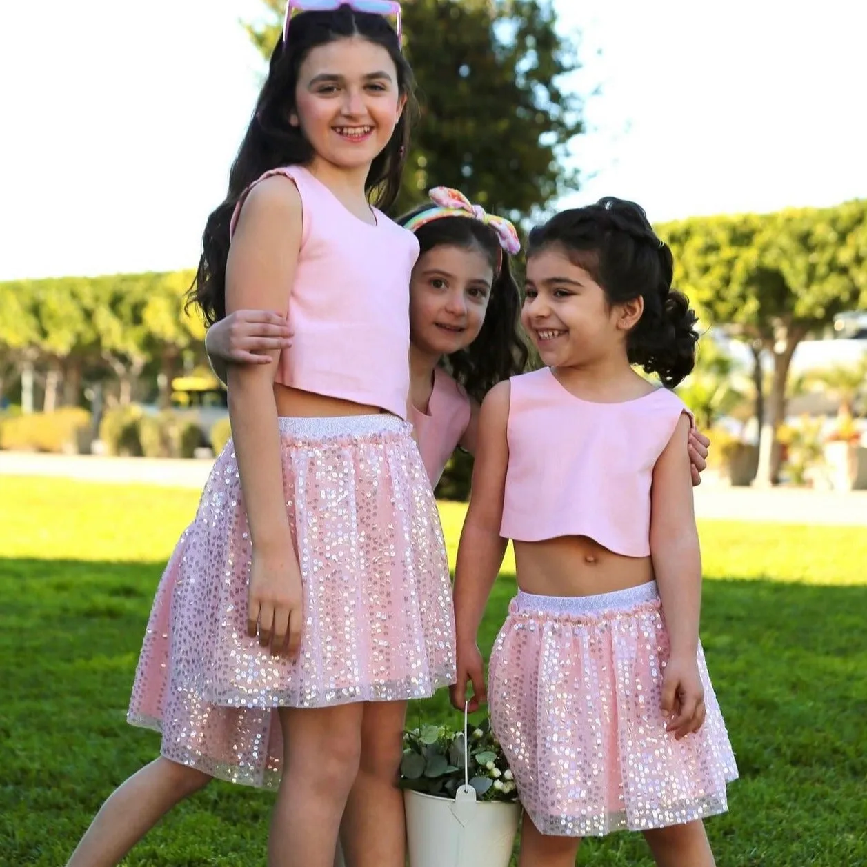 Pailette Skirt Pink