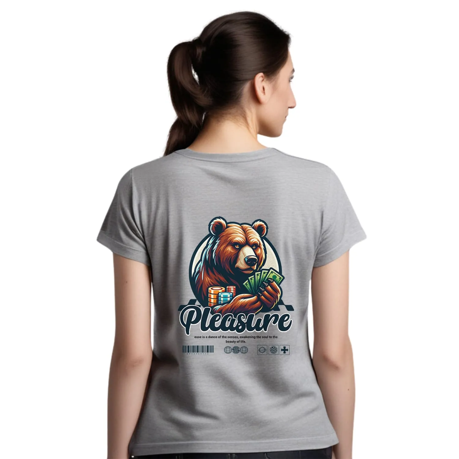 Pleasure Womens cotton printed T-shirt