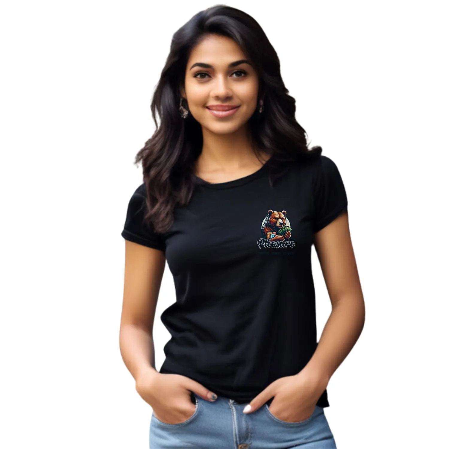 Pleasure Womens cotton printed T-shirt