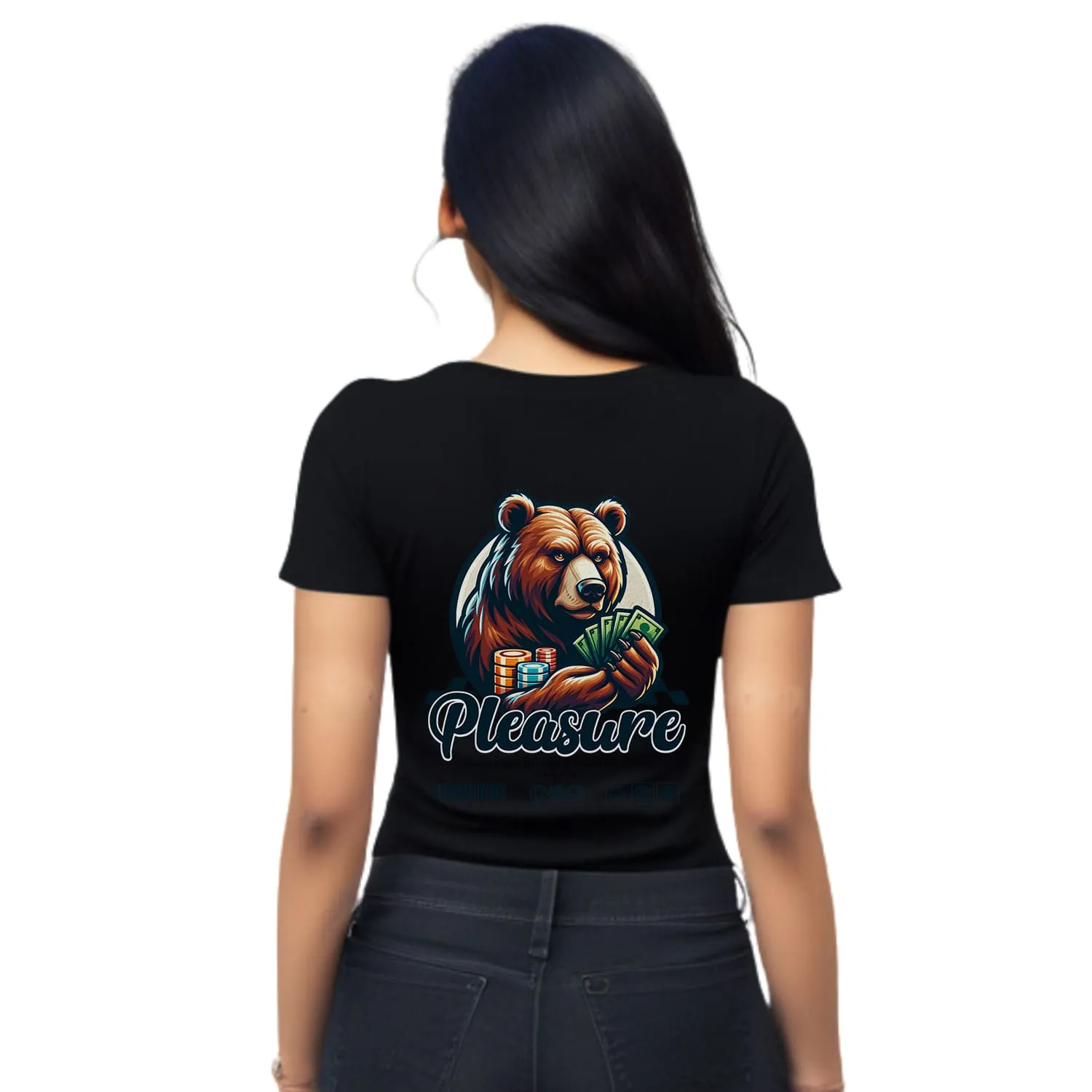 Pleasure Womens cotton printed T-shirt