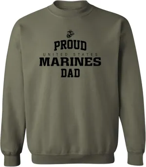 Proud Marines DAD Crewneck Sweatshirt