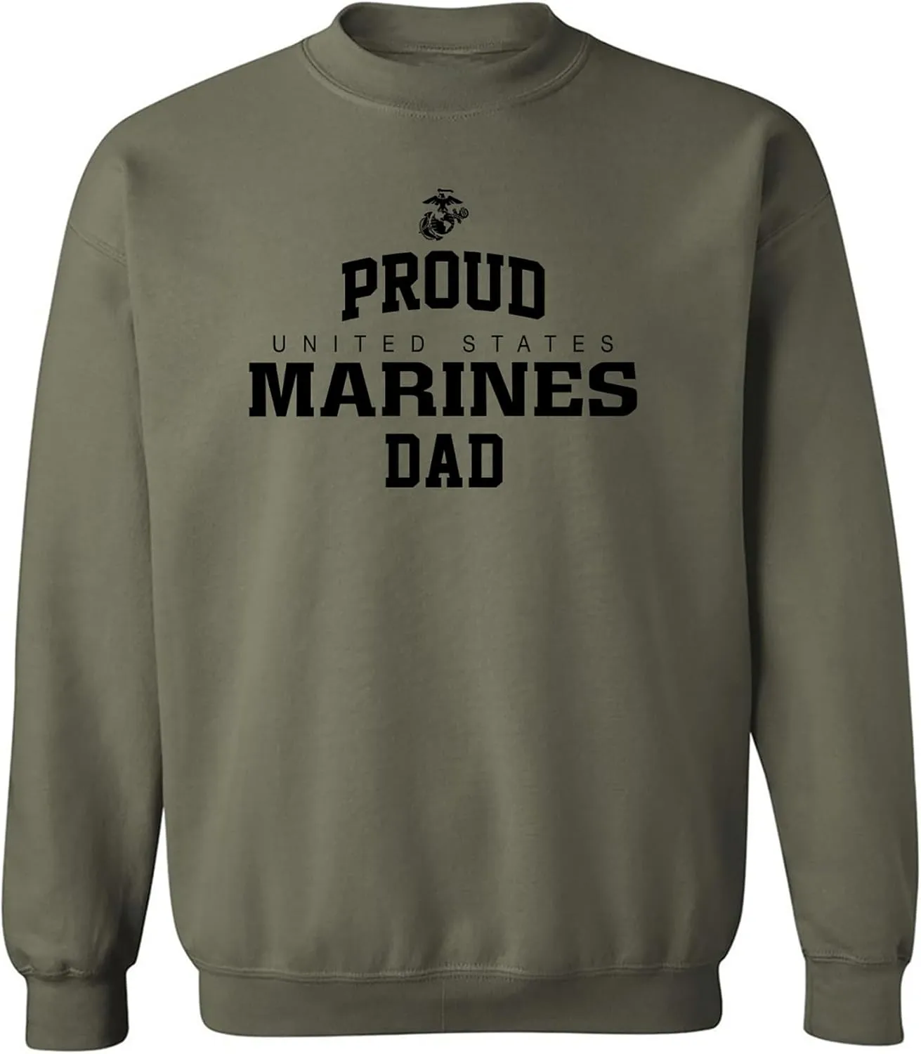 Proud Marines DAD Crewneck Sweatshirt