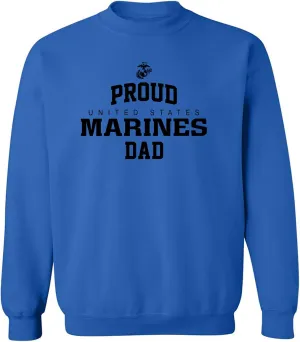 Proud Marines DAD Crewneck Sweatshirt