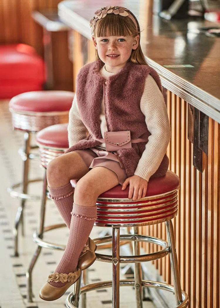 Rose Pleated Skirt by Mayoral
