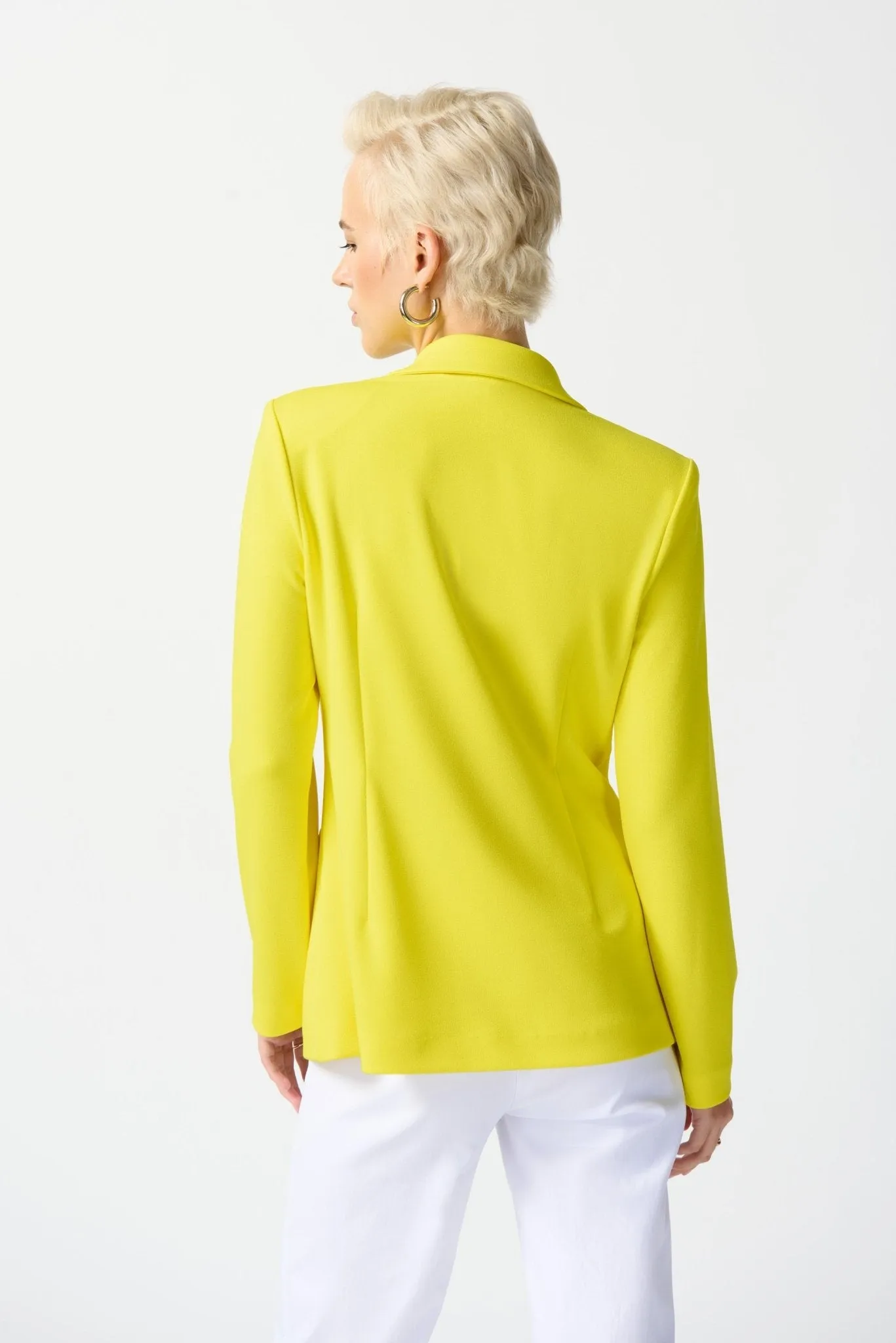 Scuba Crepe Fitted Blazer