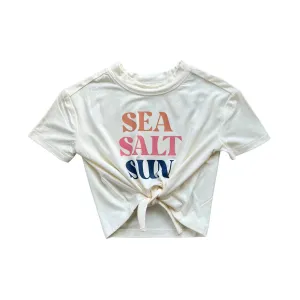 Sea Salt Sun Tie Front Shirt