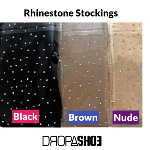 Sheer Rhinestone Stockings