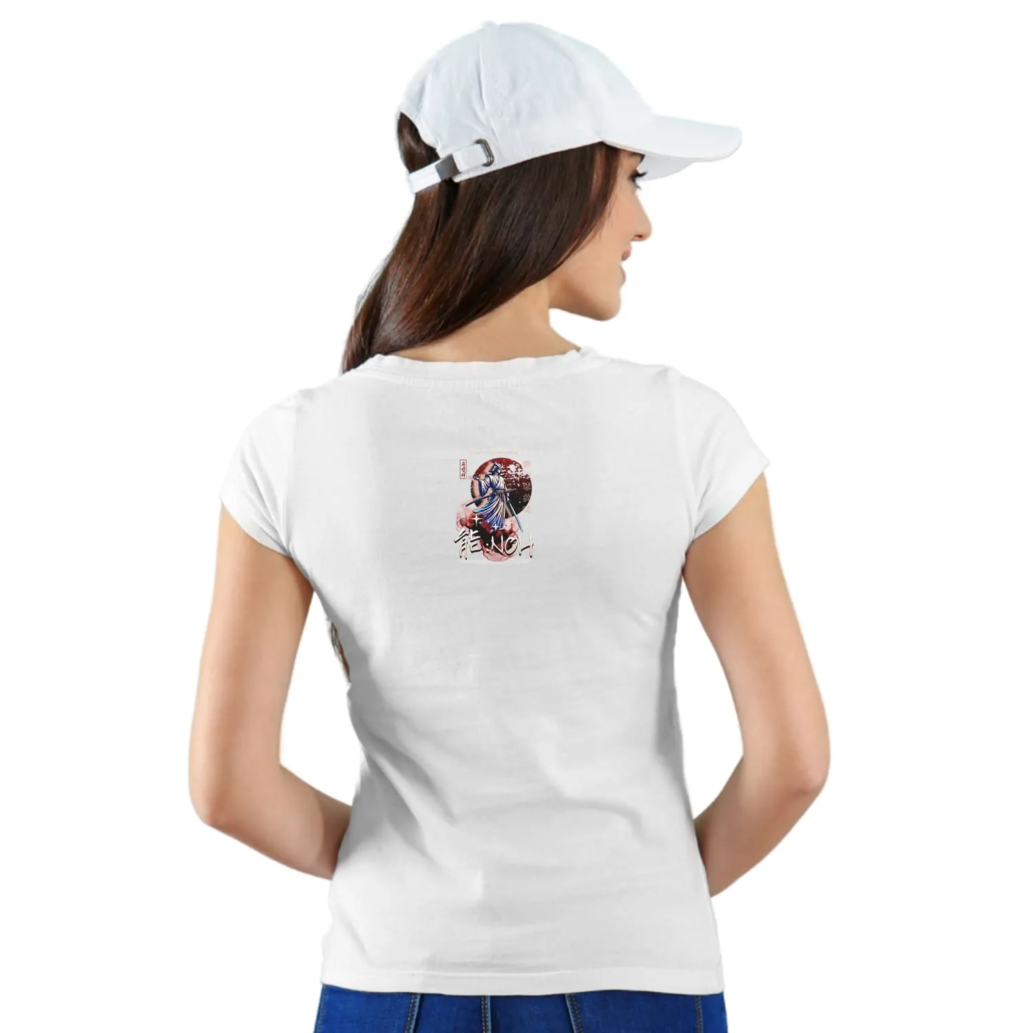 Silent resonance Womens cotton printed T-shirt